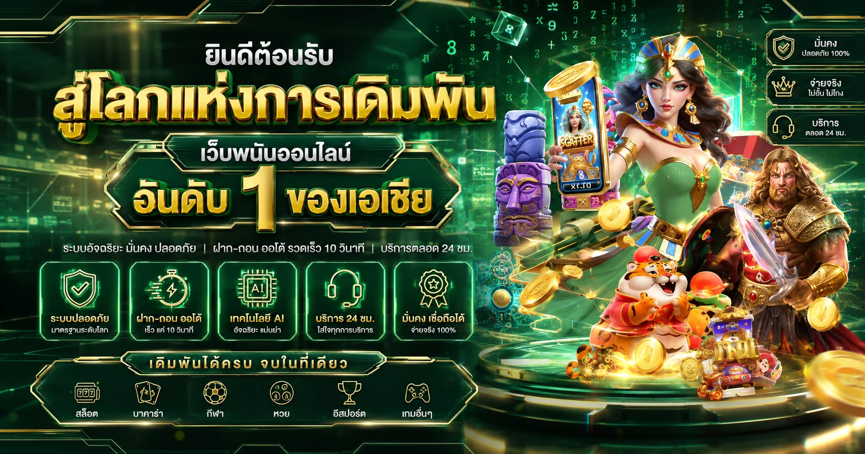 หน้าจอเว็บ WISDOMZ เว็บตรงสล็อตและคาสิโนออนไลน์อันดับหนึ่งของไทย